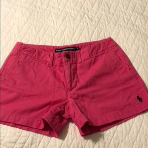 Ralph Lauren bright pink shorts